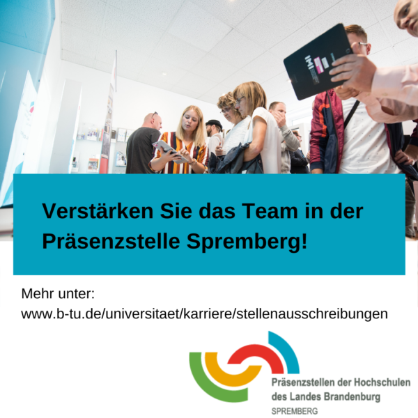 Mitarbeiter/in BTU-Präsenzstelle in Spremberg gesucht