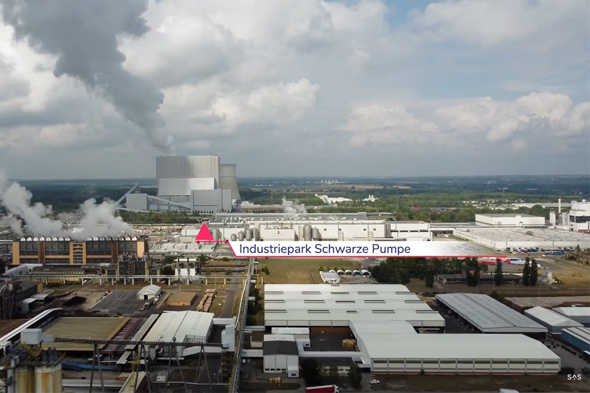 Die SAS (Sächsische Agentur für Strukturentwicklung) stellt in einem Video den Industriepark Schwarze Pumpe vor.