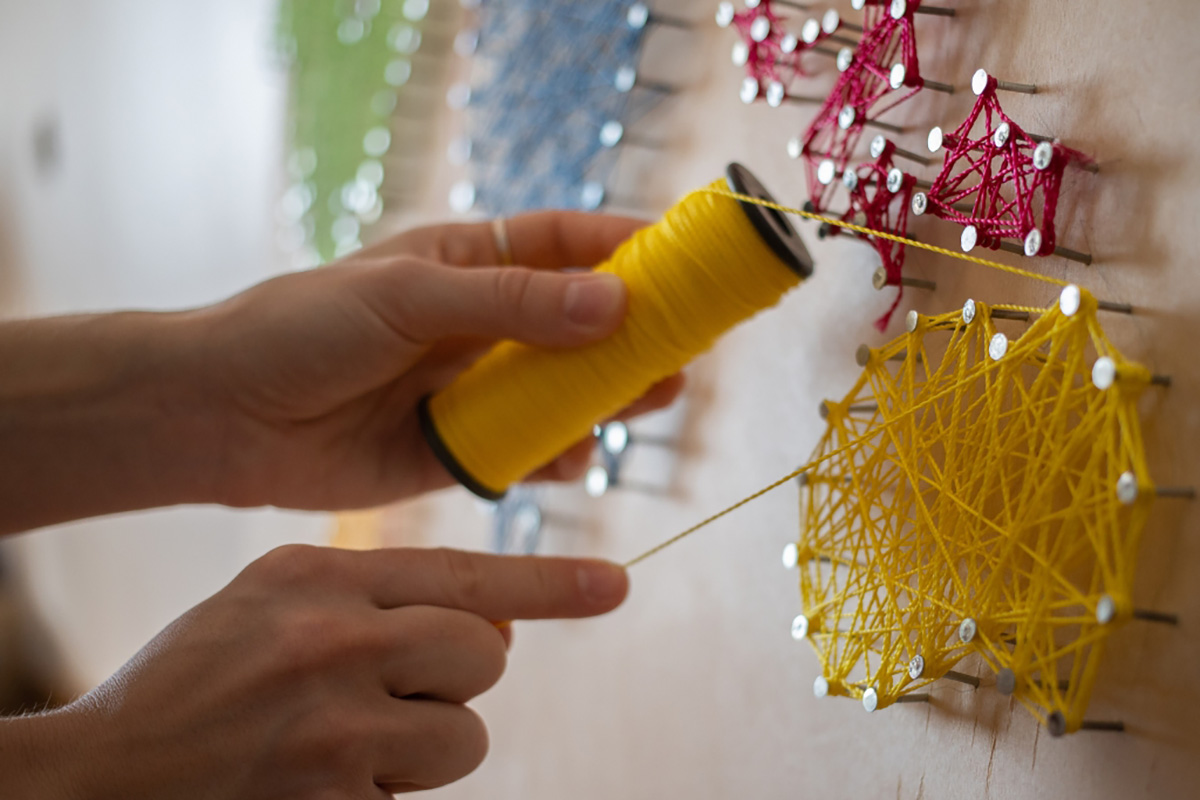 Workshop Fadenkunst String Art