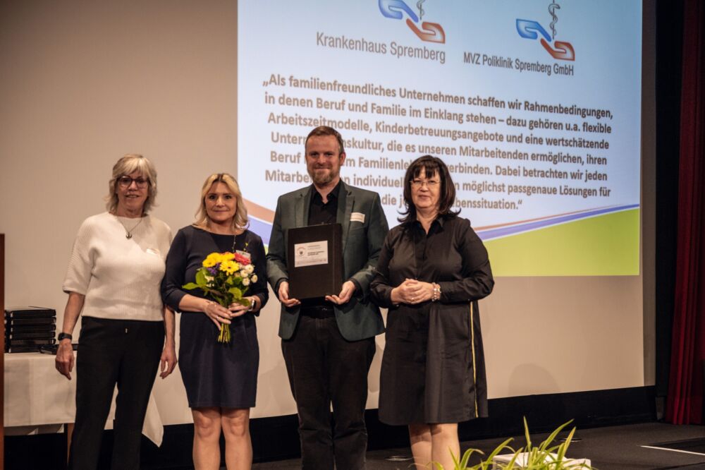 Auszeichnung Abschluss Familienfreundliches Unternehmen 2026/2027 in Spremberg