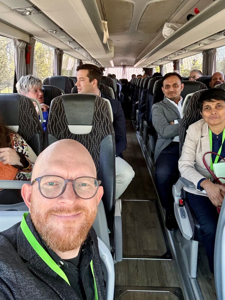 Eine Delegation aus Indien besuchte den Industriepark Schwarze Pumpe.