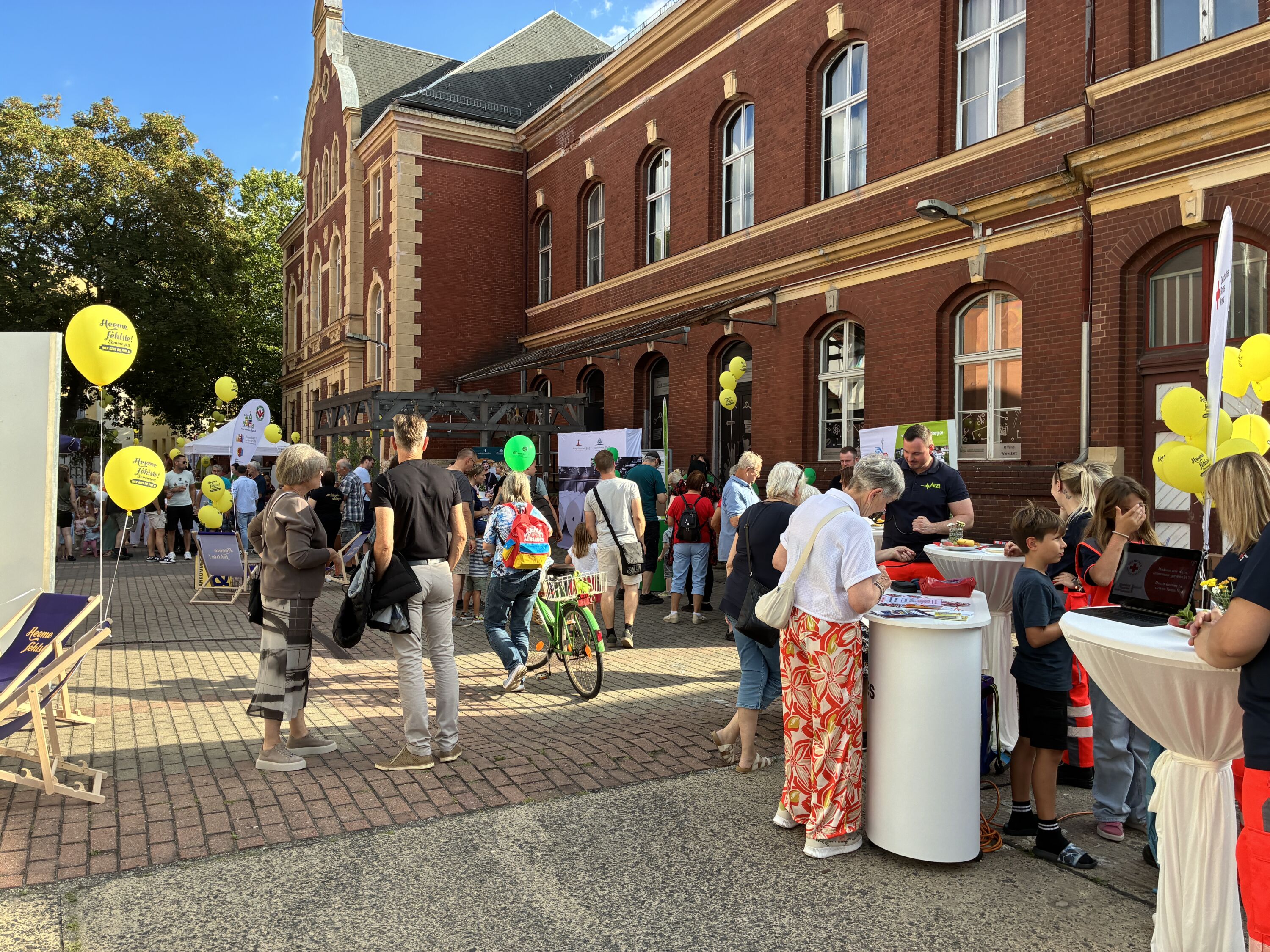 Heeme fehlste Sommerfest 2026 im Hof der historischen Post in Spremberg.