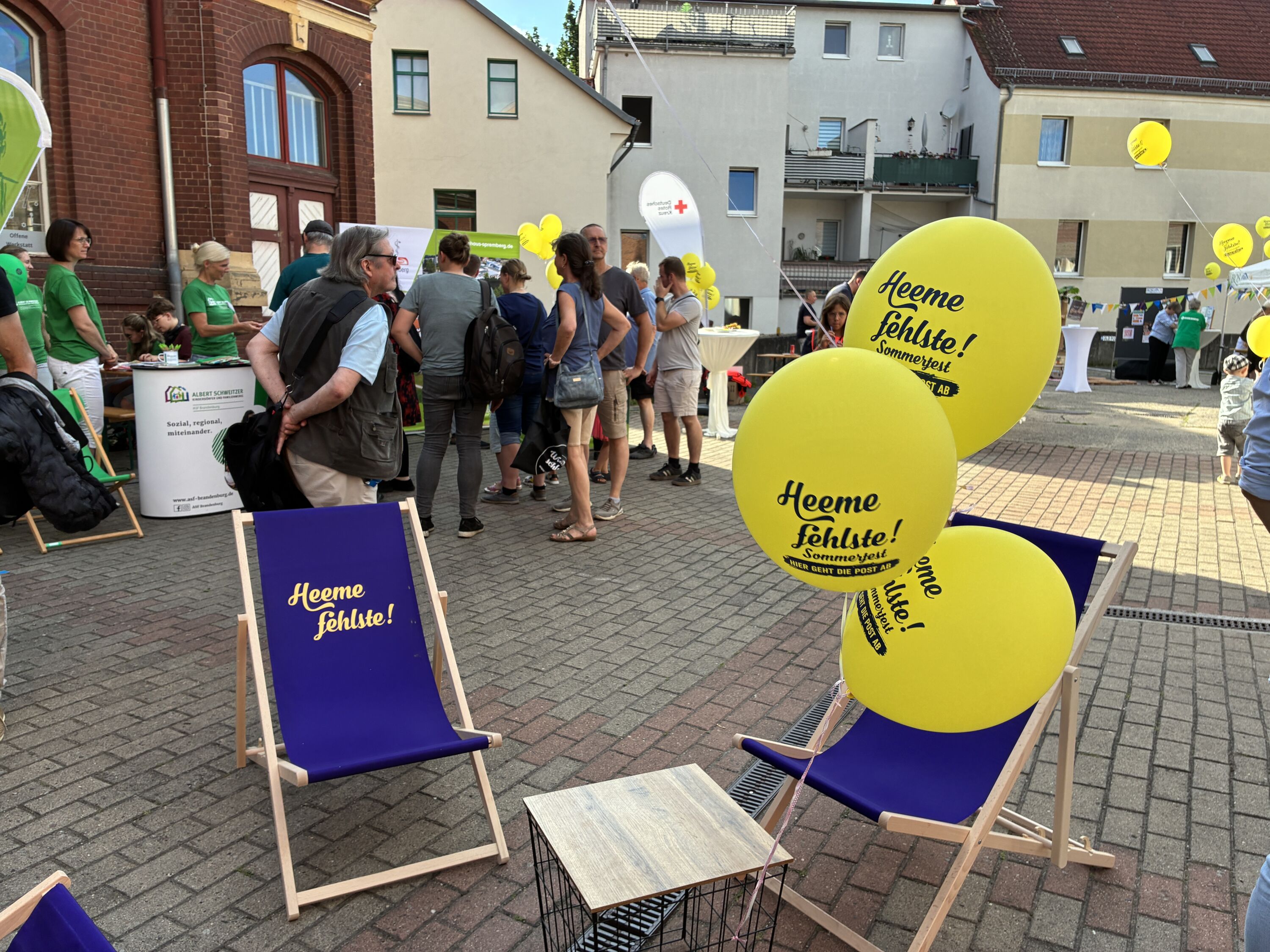 Heeme fehlste Sommerfest 2026 im Hof der historischen Post in Spremberg.