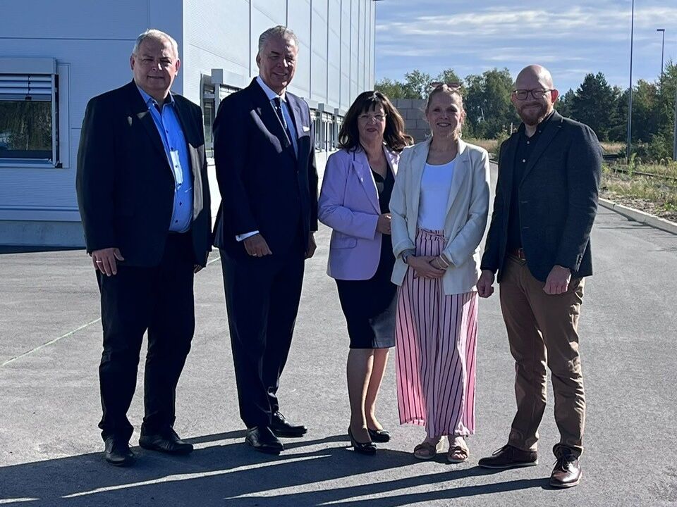 Besuch von Dr. Ehler im Industriepark Schwarze Pumpe.